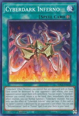 Cyberdark Inferno - SDCS-EN028 - Common 1st Edition Structure Deck: Cyber Strike 1st Edition Singles