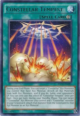 Constellar Tempest - INOV-EN091 - Rare Unlimited Invasion Vengeance Unlimited Singles (espanol)