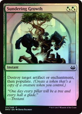 Sundering Growth 211/249 - Foil Modern Masters 2017 Foil Singles