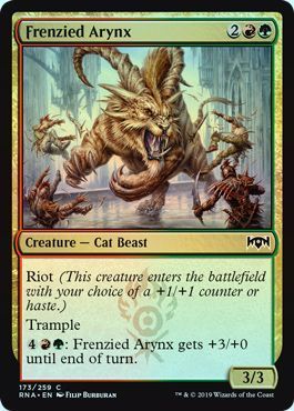 Frenzied Arynx 173/259 - Foil Ravnica Allegiance Foil Singles (Español)