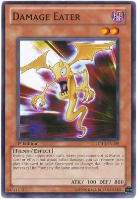 Damage Eater - DP10-EN009 - Common 1st Edition Duelist Pack: Yusei 3 [DP10] 1st Edition Singles *Espanol*