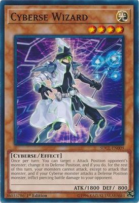 Cyberse Wizard - SDCL-EN009 - Common 1st Edition Cyberse Link Singles