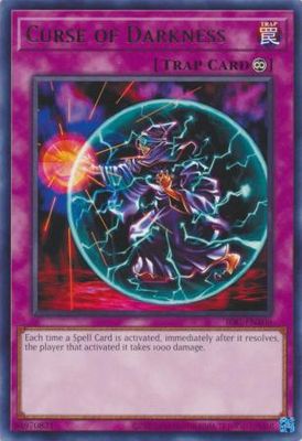 GA Curse of Darkness - IOC-EN106 - Rare Unlimited (25th Reprint) Invasion of Chaos 25th Anniversary Singles