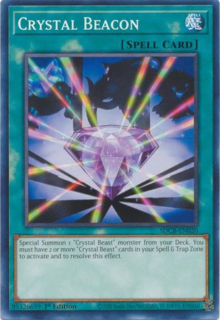 GA Crystal Beacon - SDCB-EN020 - Common 1st Edition Legend of the Crystal Beasts 1st Edition Singles