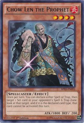 GA Chow Len the Prophet - BP03-EN093 - Rare 1st Edition Battle Pack 3: Monster League 1st Edition Singles