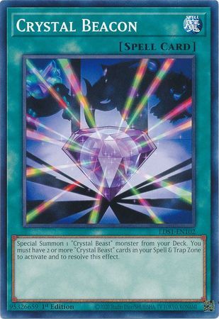 Crystal Beacon - LDS1-EN102 - Common 1st Edition Legendary Duelists: Season 1 [LDS1] 1st Edition Singles