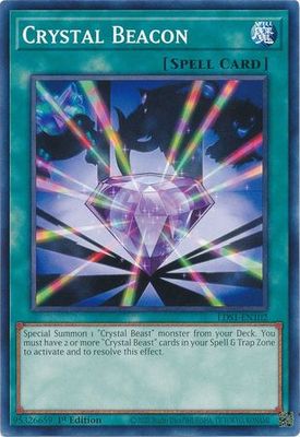 GA Crystal Beacon - LDS1-EN102 - Common 1st Edition Legendary Duelists: Season 1 [LDS1] 1st Edition Singles