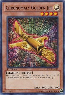 GA Chronomaly Golden Jet - REDU-EN011 - Common 1st Edition Return of the Duelist 1st Edition Singles