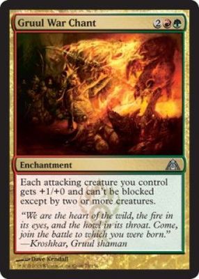 Gruul War Chant Dragon&#39;s Maze Singles