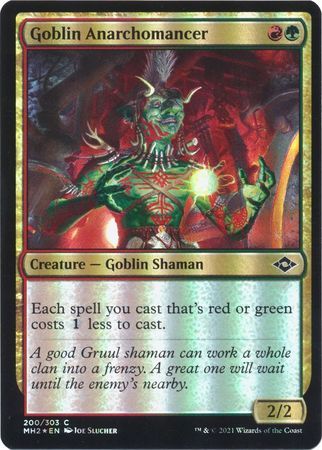 Goblin Anarchomancer 200/303 - Foil Modern Horizons 2 Foil Singles