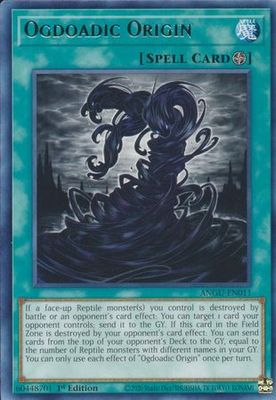 Ogdoadic Origin - ANGU-EN011 - Rare 1st Edition Ancient Guardians 1st Edition Singles