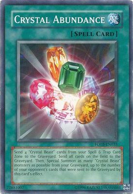 GA Crystal Abundance - FOTB-EN035 - Common Unlimited Force of the Breaker [FOTB] Unlimited Singles