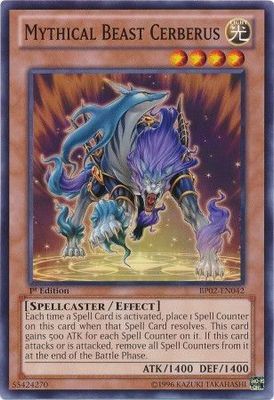 GA Mythical Beast Cerberus - BP02-EN042 - Common 1st Edition Battle Pack 2: War of the Giants 1st Edition Singles