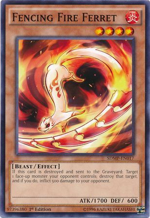 GA Fencing Fire Ferret - SDMP-EN017 - Common 1st Edition Structure Deck: Master of Pendulum Singles