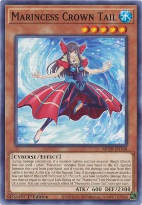 Marincess Crown Tail - MP20-EN148 - Common 1st Edition 2020 Mega-Tin: Lost Memories 1st Edition Singles
