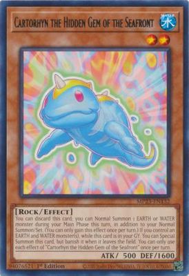 Cartorhyn the Hidden Gem of the Seafront - MP23-EN132 - Rare 1st Edition Mega Tin 2023 Dueling Heroes Singles