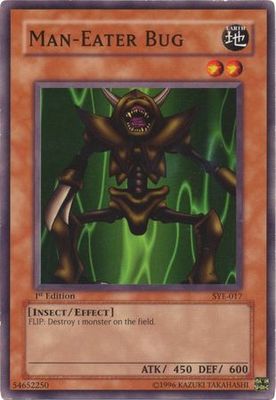 Man-Eater Bug - SYE-017 - Common 1st Edition Starter Deck: Yugi Evolution [SYE] 1st Edition Singles
