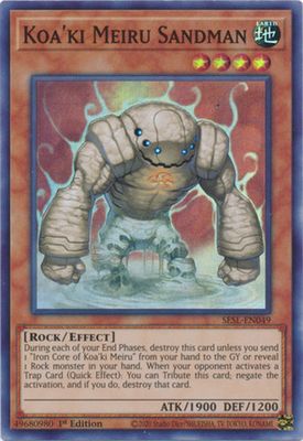 Koa&#39;ki Meiru Sandman - SESL-EN049 - Super Rare 1st Edition Secret Slayers Singles