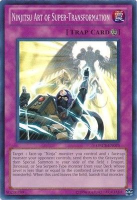 Ninjitsu Art of Super-Transformation - ORCS-EN075 - Super Rare Unlimited Order of Chaos Unlimited Singles (espanol)