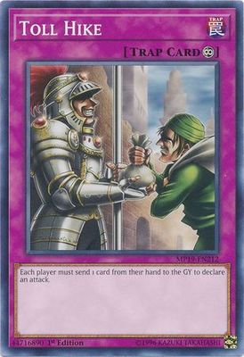 Toll Hike - MP19-EN212 - Common 1st Edition Yu-Gi-Oh! 2019 Mega-Tins: Gold Sarcophagus Tin Mega Pack Singles