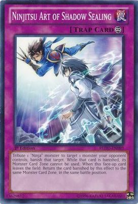 Ninjitsu Art of Shadow Sealing - REDU-EN089 - Common 1st Edition Return of the Duelist 1st Edition Singles (español)