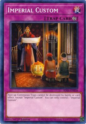 Imperial Custom - SDSA-EN038 - Common 1st Edition Structure Deck: Sacred Beasts 1st Edition Singles