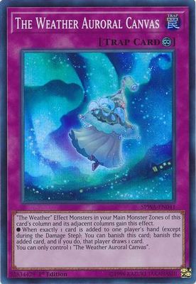 The Weather Auroral Canvas - SPWA-EN041 - Super Rare 1st Edition Spirit Warriors Singles