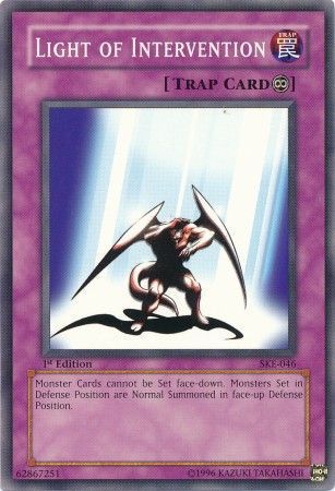 Light of Intervention - SKE-046 - Common 1st Edition Starter Deck: Kaiba Evolution [SKE] 1st Edition Singles