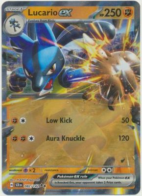 SJ Lucario ex - 082/142 - Ultra Rare Scarlet &amp; Violet: Stellar Crown Singles