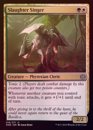 Slaughter Singer 216/271 - Foil Phyrexia All Will Be One Foil Singles