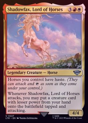Shadowfax, Lord of Horses 0227 - Foil The Lord of the Rings: Tales of Middle-Earth Foil Singles