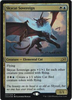 Skycat Sovereign 207/274 - IKO Pre-Release Foil Promo Magic: The Gathering Promo Cards (Español)
