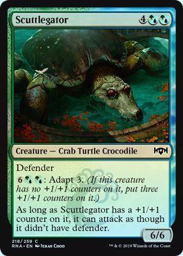 Scuttlegator 218/259 - Foil Ravnica Allegiance Foil Singles