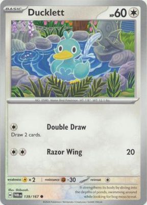 Ducklett - 139/167 - Common Scarlet and Violet: Twilight Masquerade Singles