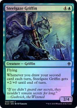 Steelgaze Griffin 065/269 - Foil Throne of Eldraine Foil Singles
