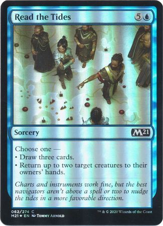 Read the Tides 062/274 - Foil Magic 2021 (M21) Foil Singles