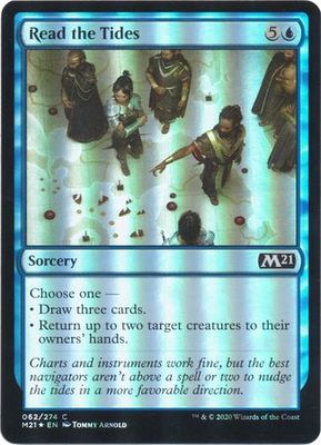 Read the Tides 062/274 - Foil Magic 2021 (M21) Foil Singles
