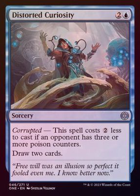 Distorted Curiosity 046/271 - Foil Phyrexia All Will Be One Foil Singles