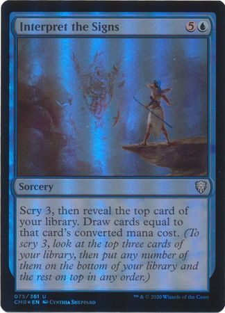 Interpret the Signs 075/361 - Foil Commander Legends Foil Singles