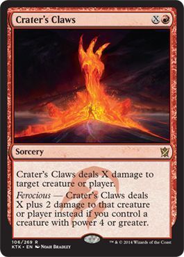 Crater&#39;s Claws 106/269 Khans of Tarkir Singles