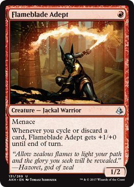 Flameblade Adept 131/269 Amonkhet Singles (Español)