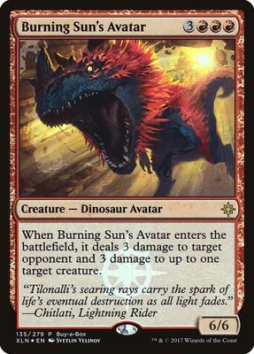 Burning Sun&#39;s Avatar - Buy-A-Box Promos (Foil) Buy-A-Box Promos