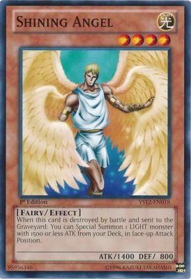 GA Shining Angel - YS12-EN018 - Common 1st Edition Starter Deck: Xyz Symphony 1st Edition Singles
