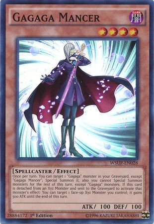 Gagaga Mancer - WSUP-EN028 - Super Rare 1st Edition YuGiOh World Superstars 1st Edition Singles