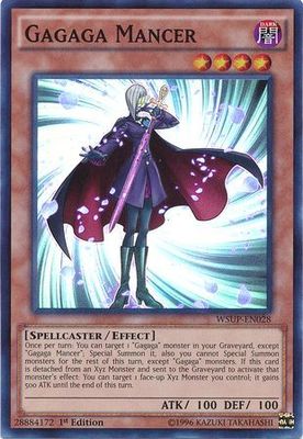 Gagaga Mancer - WSUP-EN028 - Super Rare 1st Edition YuGiOh World Superstars 1st Edition Singles