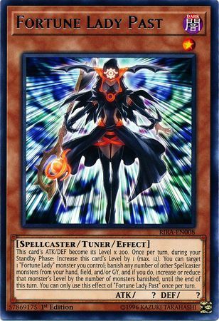 GA Fortune Lady Past - RIRA-EN008 - Rare 1st Edition Rising Rampage [RIRA] 1st Edition Singles