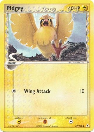 Pidgey (Delta Species) - 77/110 - Common Ex Holon Phantoms Singles