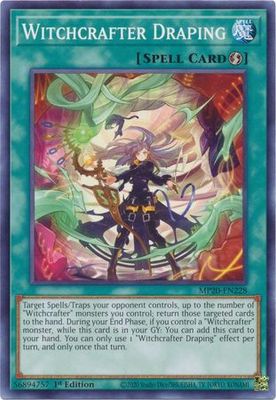 Witchcrafter Draping - MP20-EN228 - Common 1st Edition 2020 Mega-Tin: Lost Memories 1st Edition Singles