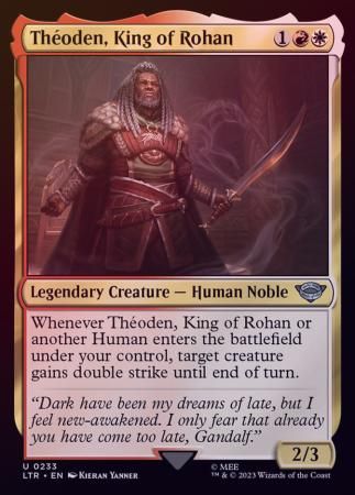 Theoden, King of Rohan 0233 - Foil The Lord of the Rings: Tales of Middle-Earth Foil Singles