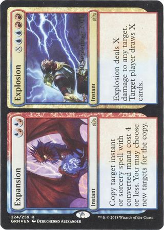 Expansion // Explosion 224/259 - GRN Pre-Release Foil Promo Magic: The Gathering Promo Cards